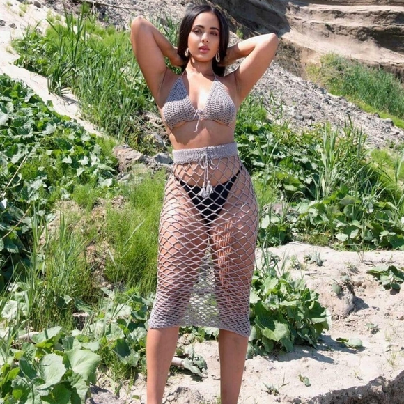 Beach Cover Up Skirt - Crochet - Picture 2 of 2